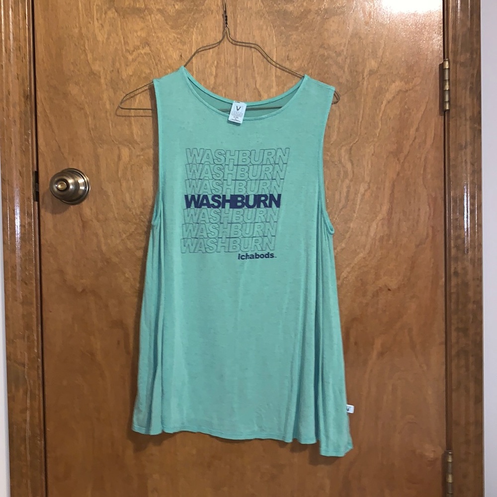 Washburn Ichabods Teal Muscle Tee